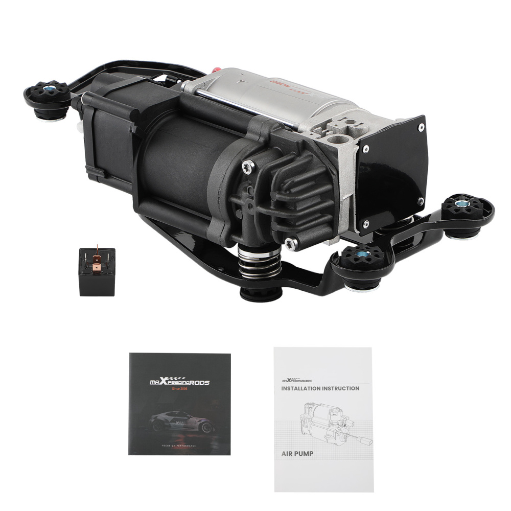 Air Suspension Compressor W/ Bracket Valve Block compatible for BMW X5 F15 F16 37206868998 Air Suspension Compressor W/ Bracket Valve Block compatible for BMW X5 F15 F16 37206868998