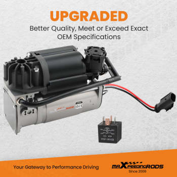 Air Suspension Compressor Pump compatible for Jaguar XJ-series X350 X358 XJ8 XJ6 C2C27702