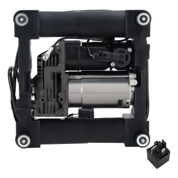 Air Suspension Compressor + Bracket + Relay compatible for Range Rover MK III 3 2002-2012