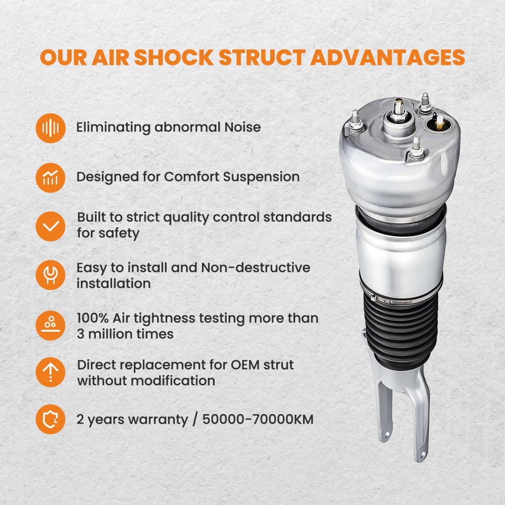 Suspension Strut Shock Absorber Front Right compatible for Porsche Panamera 970 97034305208