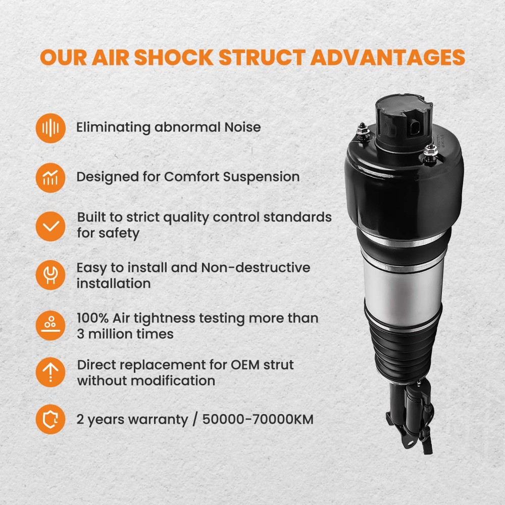 Air Suspension Shock Front Right compatible for Mercedes Benz CLS500 Airmatic 2005-2006 Air Suspension Shock Front Right compatible for Mercedes Benz CLS500 Airmatic 2005-2006