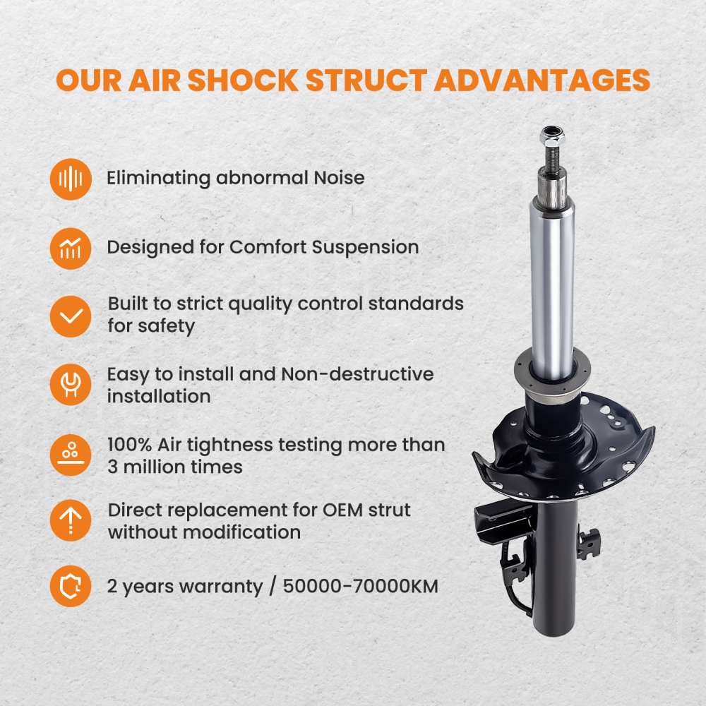 Rear Left Shock Absorber compatible for Range Rover Evoque 2011-2018w/ Magnetic Damping