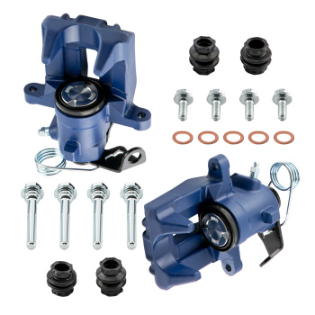 Pair of BRAKE CALIPER REAR LEFT + RIGHT compatible for VW GOLF MK 4 1J NEW C 1Y POLO Blue