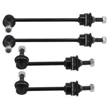 4pcs Frontrear Drop Link Sway Bar Link Kit compatible for Land Rover Discovery 2 Td5 98-04