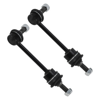 4pcs Frontrear Drop Link Sway Bar Link Kit compatible for Land Rover Discovery 2 Td5 98-04