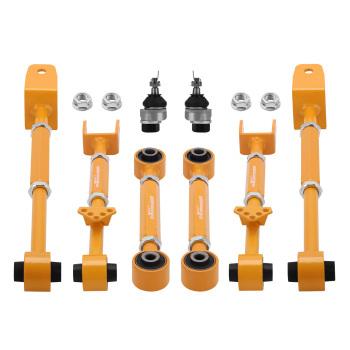 Kit de rótula delantera + brazo de control de inclinación trasera compatible con los modelos de compatible para Honda Accord 2008-2017