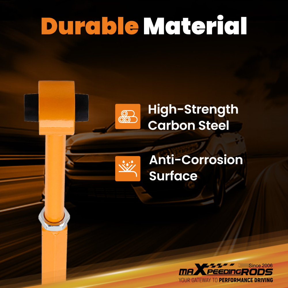 Kit de rótula delantera + brazo de control de inclinación trasera compatible con los modelos de compatible para Honda Accord 2008-2017