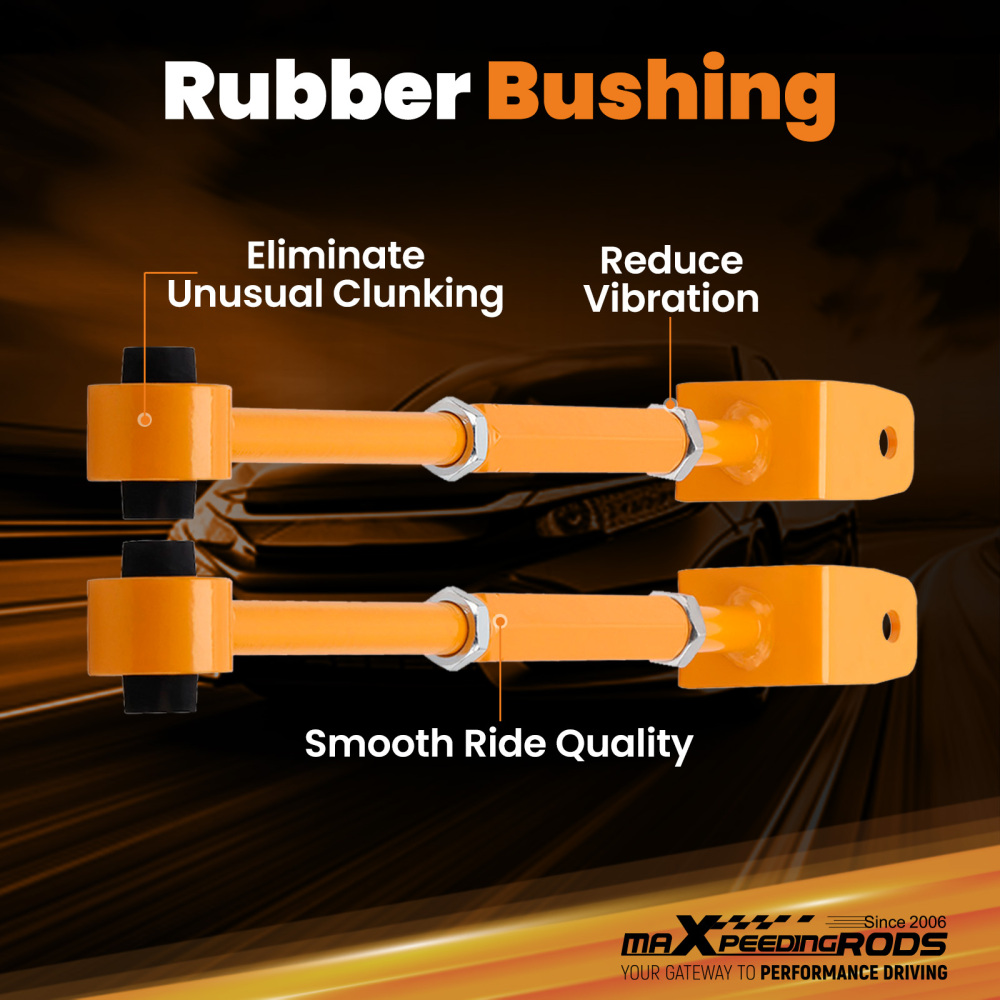 Kit de rótula delantera + brazo de control de inclinación trasera compatible con los modelos de compatible para Honda Accord 2008-2017