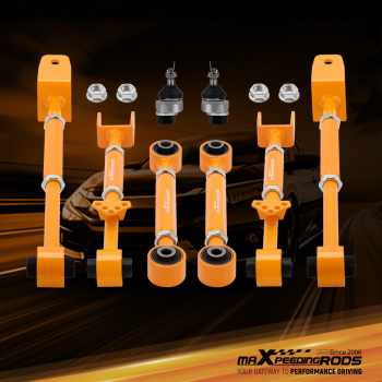 Kit de rótula delantera + brazo de control de inclinación trasera compatible con los modelos de compatible para Honda Accord 2008-2017