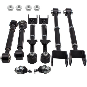 Rótula delantera + Kit de puntera de brazo de control de inclinación trasera compatible para Honda Accord 08-13 compatible para Acura TL TSX