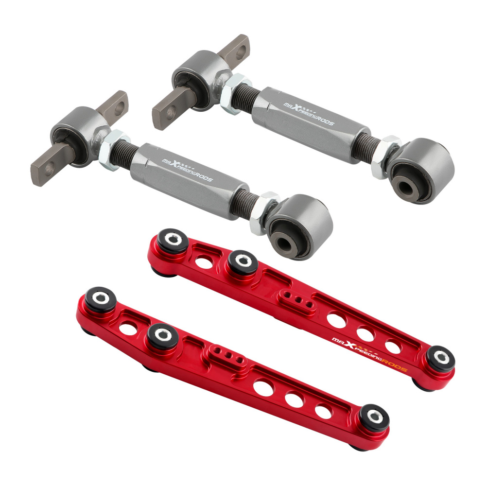 Rear Lower Control Arms + Camber Kit For 1988-95 compatible for Honda Civic 94-01 compatible for Acura Integra Rear Lower Control Arms + Camber Kit For 1988-95 compatible for Honda Civic 94-01 compatible for Acura Integra