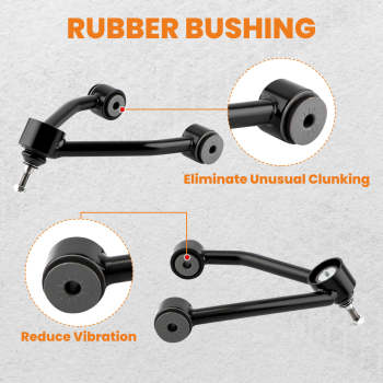 Upper Control Arms 2-4 Lift Kit compatible for Chevy/GMC K1500 88-98 compatible for Suburban/Tahoe 92-98