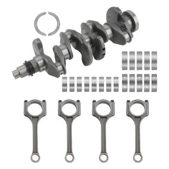 Engine Crankshaft Con Rods w/ Bearing Kit For 12–19 compatible for Hyundai Sonata compatible for KIA Soul 2.0