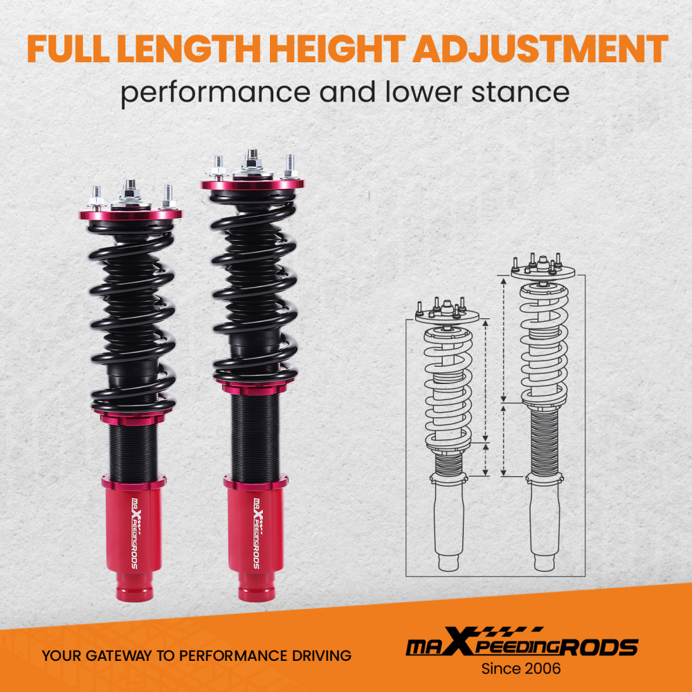 Coilover Suspension Kit compatible for Honda Accord CD5 CD7 1994-1997 compatible for Acura CL YA1 97-99