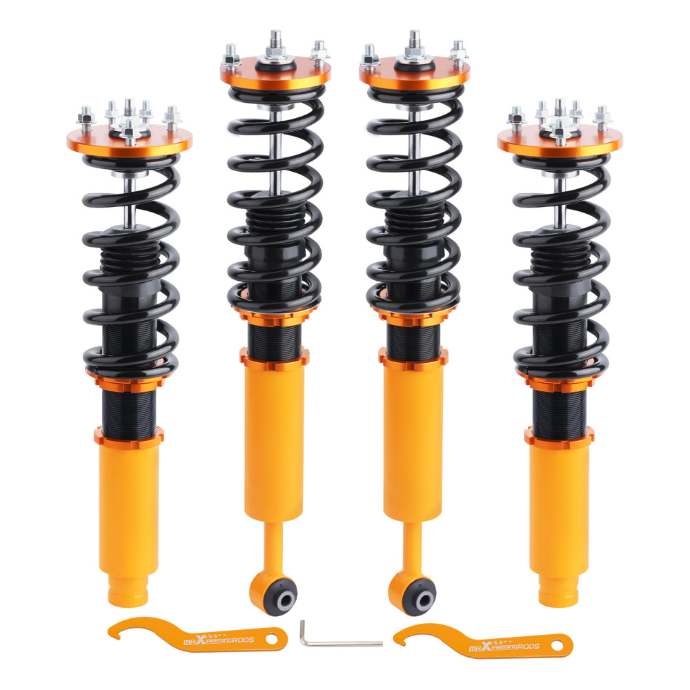 Kit de combines filetes hauteur reglable compatible pour honda accord 98-02 amortisseur de rabaissement