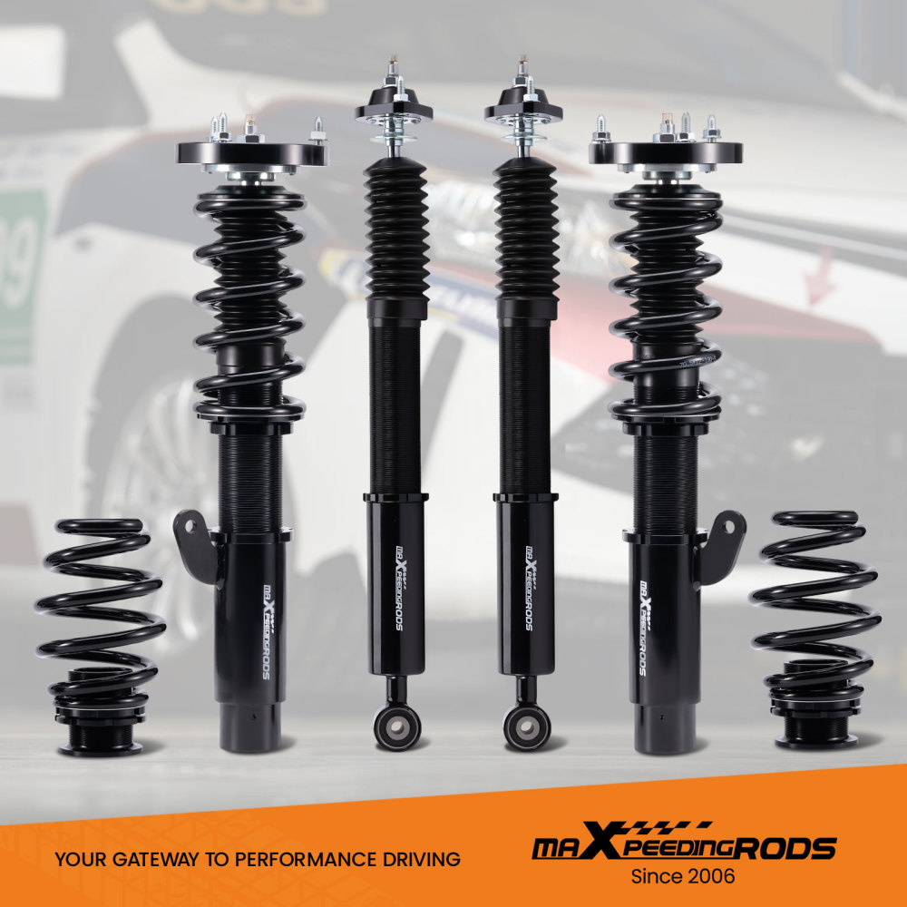New Coilovers Suspension Kit compatible for BMW 3 Series E46 Saloon Coupe 320i 330 325 New Coilovers Suspension Kit compatible for BMW 3 Series E46 Saloon Coupe 320i 330 325