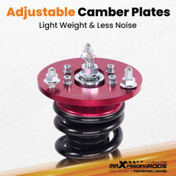Compatible for Mitsubishi Eclipse 1995 -1999 Shocks Struts 24 Ways Adj. Damper Coilovers Kits Lowering Kit