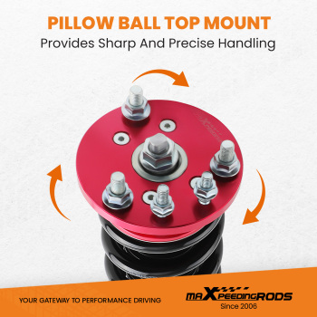 Compatible for Honda Accord 2003-2007 Maxpeedingrods Suspension Kits Adjustable Height Coil Strut Coilovers lowering kit