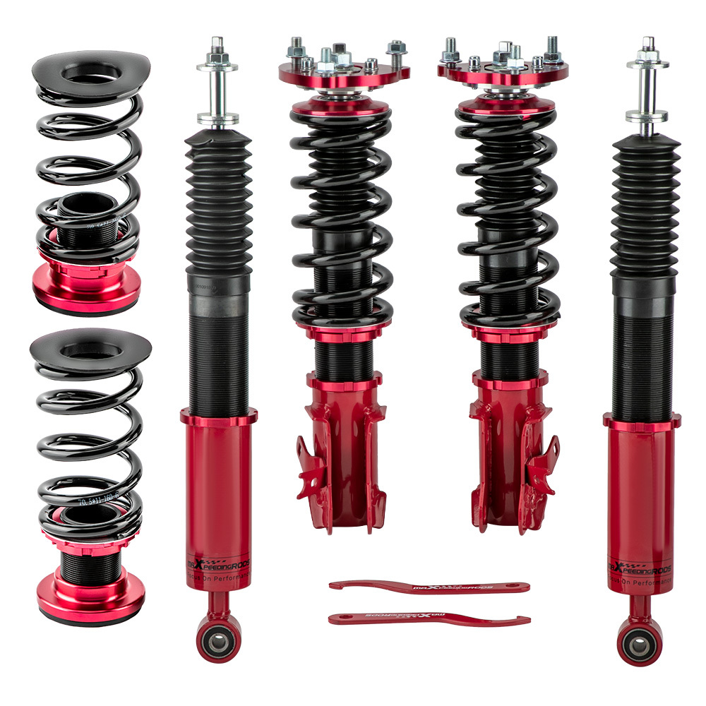 Compatible for Honda CivicSi 2006-2011 Maxpeedingrods Suspension Kits Adjustable Height Coil Strut Coilovers lowering kit