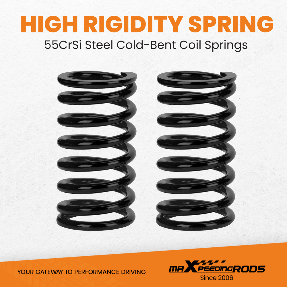 Maxpeedingrods Kit de suspensión delantera y trasera con amortiguadores Compatible para Honda CR-X del Sol 1992-1995 EG (EG1) Maxpeedingrods Kit de suspensión delantera y trasera con amortiguadores Compatible para Honda CR-X del Sol 1992-1995 EG (EG1)