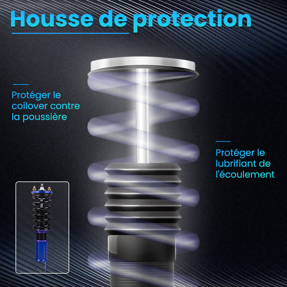 4pcs combinés filetés Compatible pour HONDA CIVIC 1989-1991 ED2 ED3 ED4kit dabaissement 4pcs combinés filetés Compatible pour HONDA CIVIC 1989-1991 ED2 ED3 ED4kit dabaissement