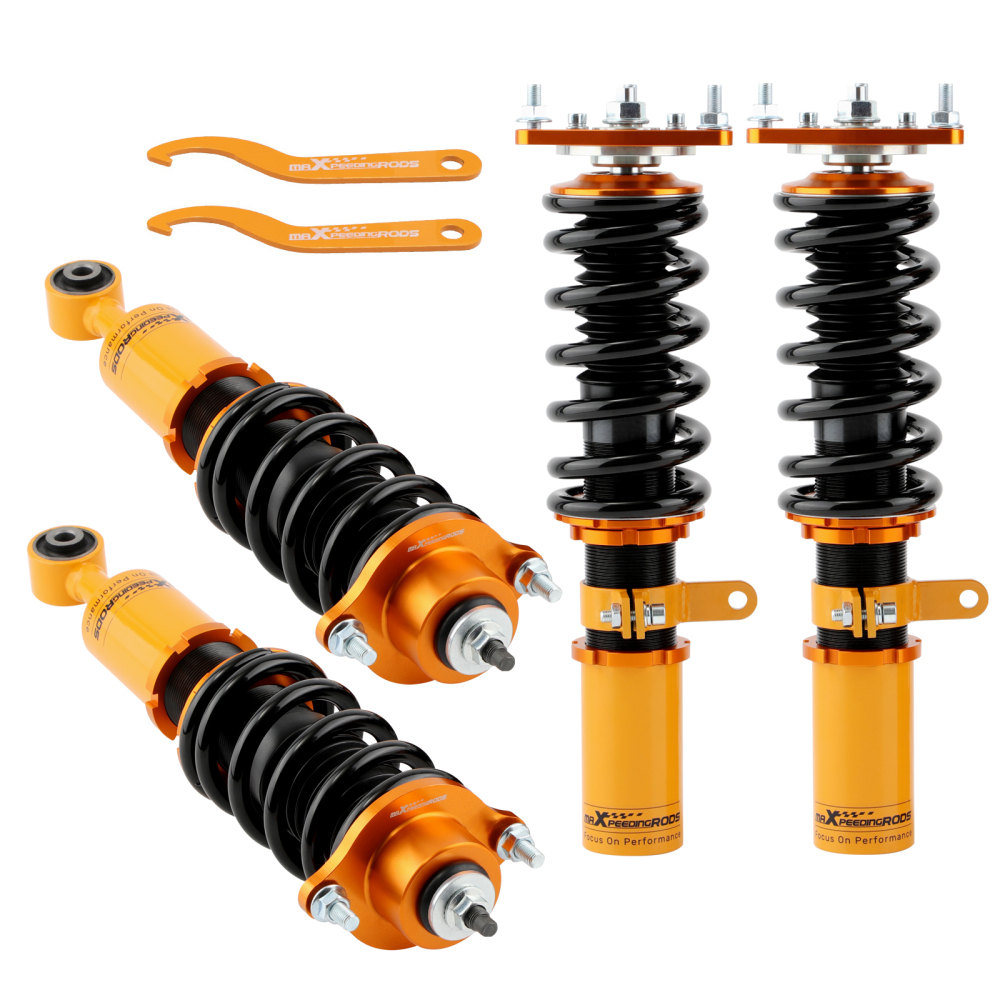 Compatible for Mitsubishi Lancer ES Sedan 4-Door 2008-2016 2.0L Adj Height (Set of 4) Coilover Lowering Kit
