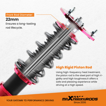 4pcs Coilover Shock Struts compatible for Nissan S13 180SX 200SX Silvia 240SX Front + Rear