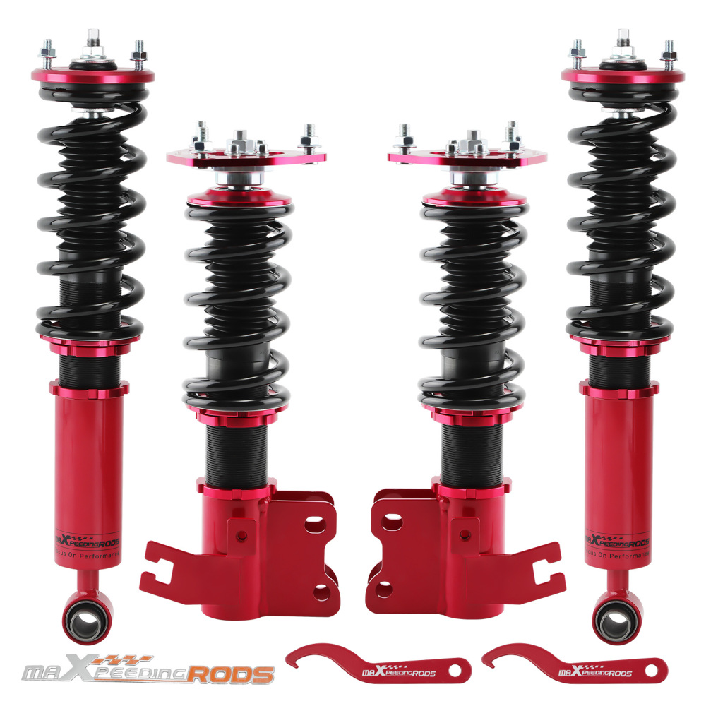 4x Coilover Ammorizzatore Compatibile per Nissan S13 Silvia 180/200/240SX 89-94 Lowering Kit 4x Coilover Ammorizzatore Compatibile per Nissan S13 Silvia 180/200/240SX 89-94 Lowering Kit