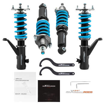 Full Adjustable Coilover Suspension Compatible For Acura RSX Coupe 2D Type-S/Base 2002-2006 Lowering Kit