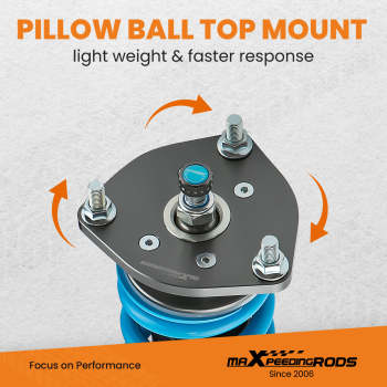 Full Adjustable Coilover Suspension Compatible For Acura RSX Coupe 2D Type-S/Base 2002-2006 Lowering Kit