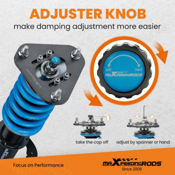 MaXpeedingrods New Version Coilovers Suspension compatible for Toyota Celica GT GTS compatible for FWD Lowering Kit