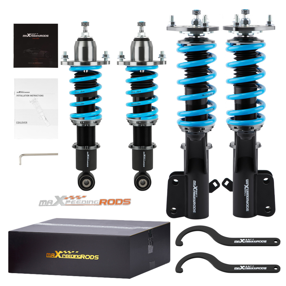 COT6 24 Ways Adjustable Coilovers Suspension Kit compatible for Honda Civic EM2 2001-2005 Lowering Kit