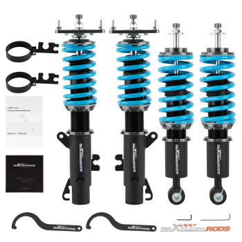 24 Way Adjustable Damper Coilover Coilovers compatible for Mini Cooper R50 R52 R53 02-06 Lowering Kit