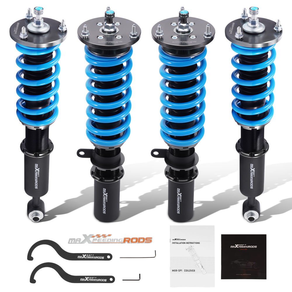 Kits de suspension ajustable T6 Series Coliovers compatibles compatible pour BMW Série 5 E60 2004 - 2010kit dabaissement