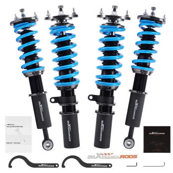 Upgarde T6 Advanced Series Coilovers Suspension Kit compatible for BMW 5 Series E60 520i 528i 550i 2004-2010 Lowering Kit