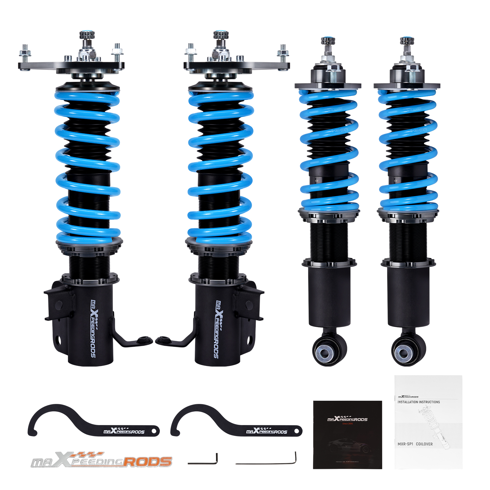 24 Way Damper Adjustable Coilover Shock Kit compatible for 24 Way Damper Adjustable Coilover Shock Kit compatible for