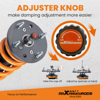 Coilovers Kit compatible for Jaguar XF X250 2007-15 Front Fork Saloon Suspension Spring Lowering Kit