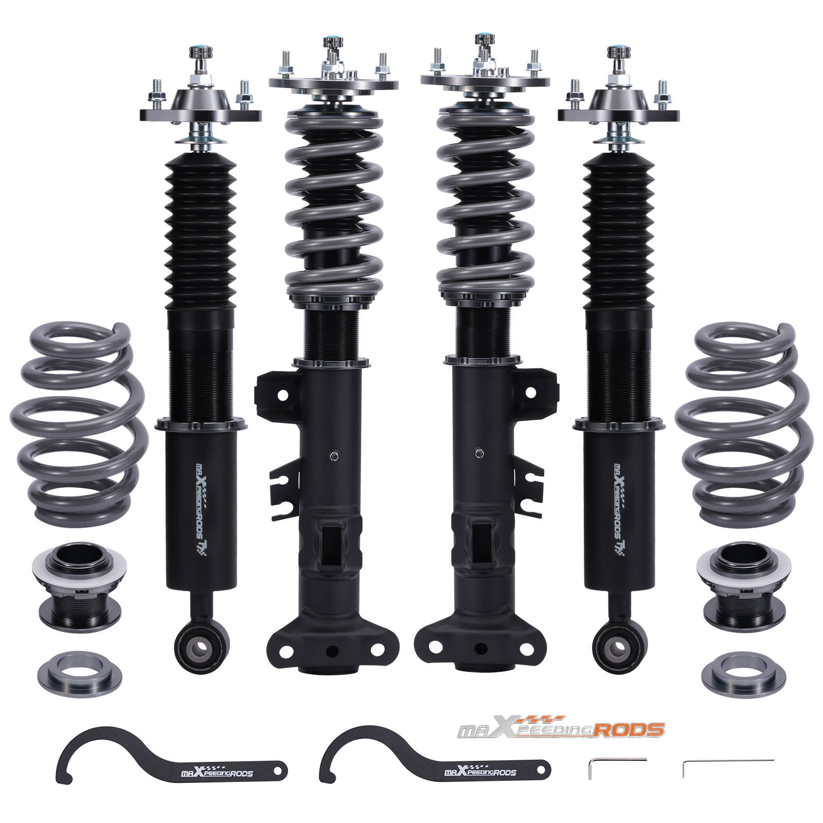 Maxpeedingrods T7 Damping Adj. Coilovers Shocks Suspension Kit compatible  for BMW 3 Series E36-Maxpeedingrods