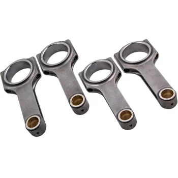 H-Beam Connecting Rods For Honda 2.2L/2.3L Performance Builds (Accord, Prelude) - 5.581" Length, ARP8740 Bolts
