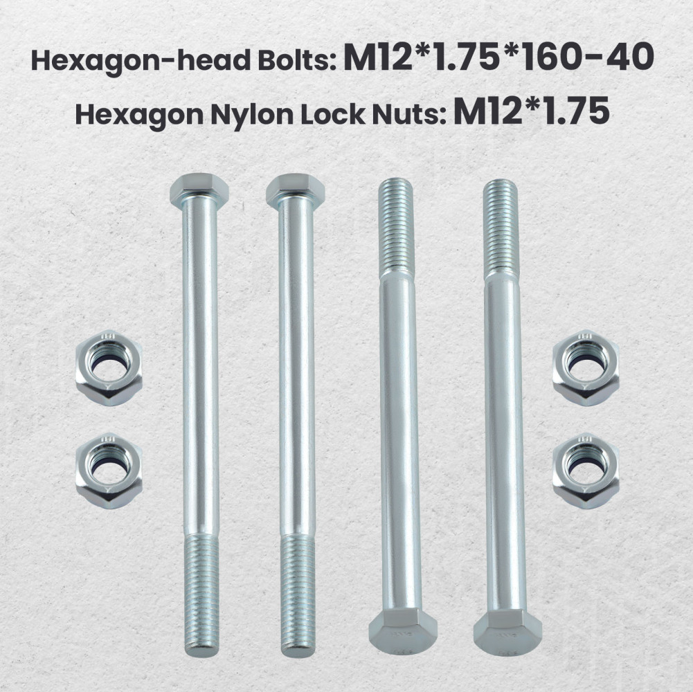 Front Dual Twin Shock Bracket Mount Kit compatible for Ford F250 F350 4WD 1999-2004