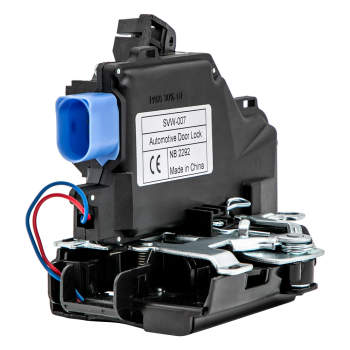 REAR LEFT PASSENGER SIDE CENTRAL DOOR LOCK compatible for VW GOLF MK5 V 03gt;09 7 PINS ASH