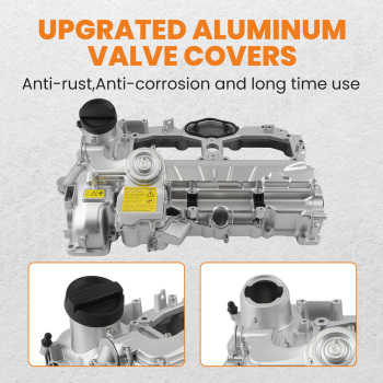 Aluminum Valve Cover compatible for BMW N20 F10 F25 320i 328i 528i X3 X5 2.0L 11127588412