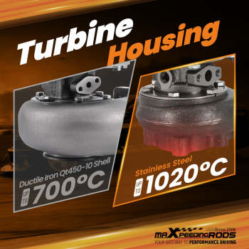 Upgrade for GT2871 T25 Ball Bearing Turbo Billet Wheel 0.64 A/R Turbine Housing