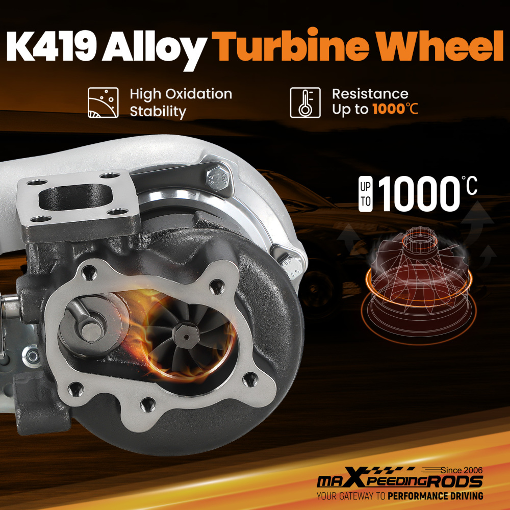 Upgrade for GT2871 T25 Ball Bearing Turbo Billet Wheel 0.64 A/R Turbine Housing Upgrade for GT2871 T25 Ball Bearing Turbo Billet Wheel 0.64 A/R Turbine Housing