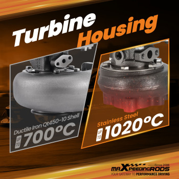 Upgrade Turbo Turbocharger Billet for GT2871 Dual Ceramic Ball Bearing K419 alloy