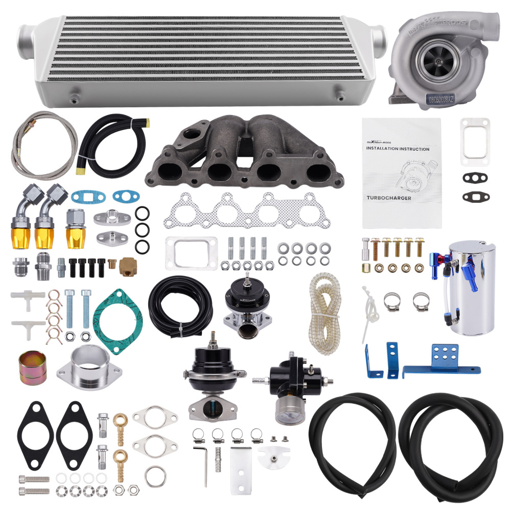 8 PCS Turbo Kit + Manifold compatible for Honda D15 D16 D15Z1 D16Z6 D16Y7 D16Y5 D16Y8 8 PCS Turbo Kit + Manifold compatible for Honda D15 D16 D15Z1 D16Z6 D16Y7 D16Y5 D16Y8