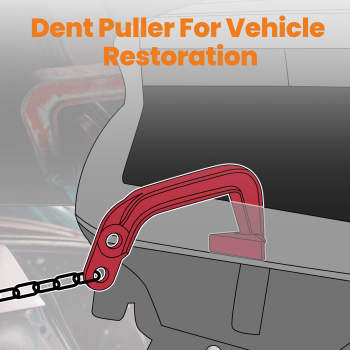 6 Ton Fast Hook Up Chassis Dent Puller Deep Hook Clamp Body Pulling Adaptor Kit