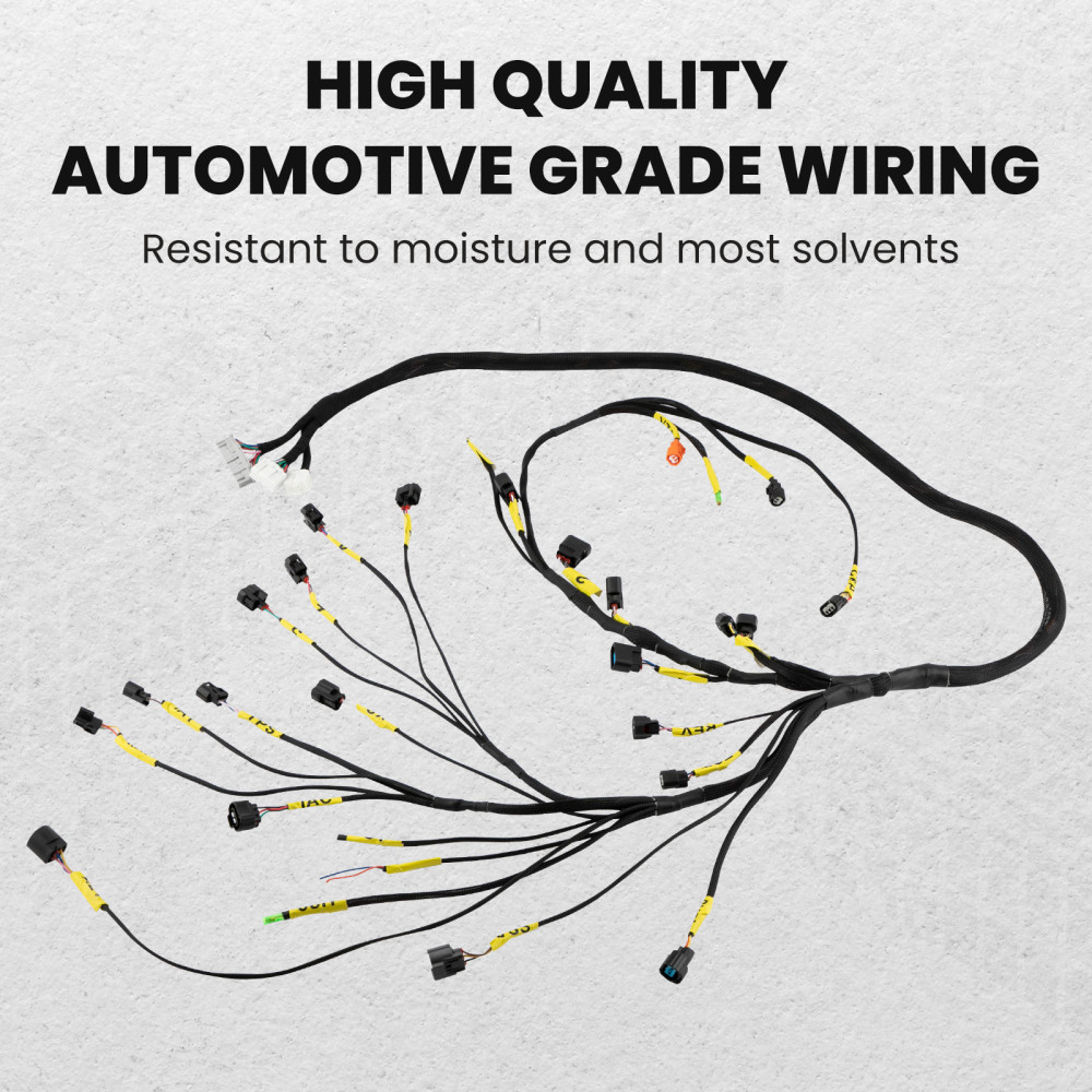 K20 K24 K-Series Tucked Engine Harness compatible for Honda Acura K-Swap Integra CRX 2002 K20 K24 K-Series Tucked Engine Harness compatible for Honda Acura K-Swap Integra CRX 2002