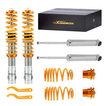 Compatible for VW LUPO +Compatible for SEAT AROSA 1998–2005 Adjustable Coilover Suspension Spring kit Lowering Kit
