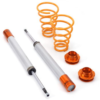 Compatible for Bmw E30 All Adjustable Coilover Suspension Spring Lit 51mm Front Inserts Lowering Kit